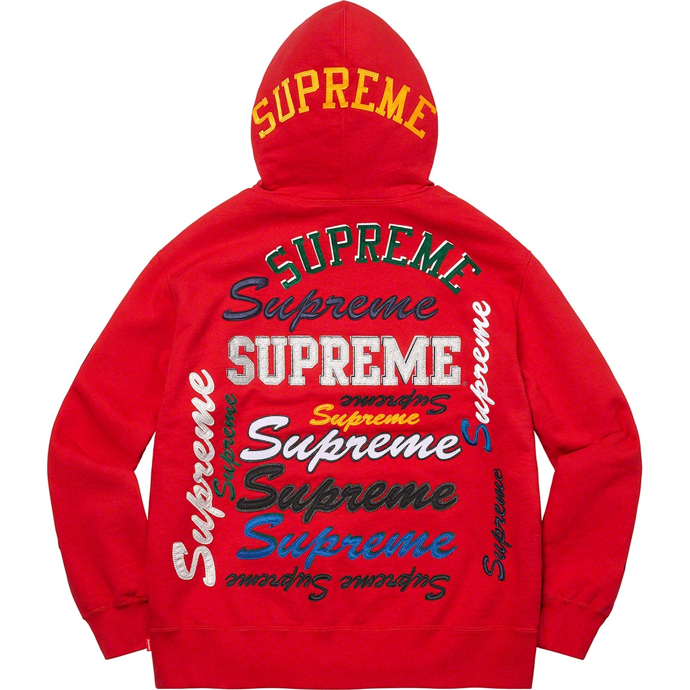 Multi Logo Hooded Sweatshirt view 2